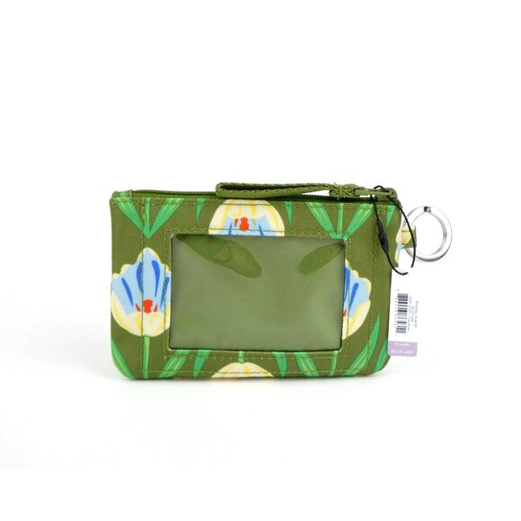 Vera Bradley Tulip Rows Lighten Up Zip Id Case NWT - Picture 2 of 2